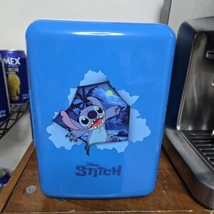 Disney Blue Stitch Mini Fridge